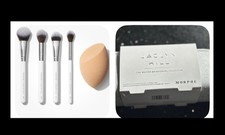 Morphe X Jaclyn THE MASTER BRIGHTENING 5 Piece Face Brush Set - BNWT - Free Post