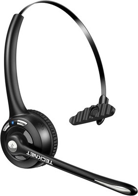 TECKNET Wireless Bluetooth Headset   Noise Canceling Mic, Father s Day Gift