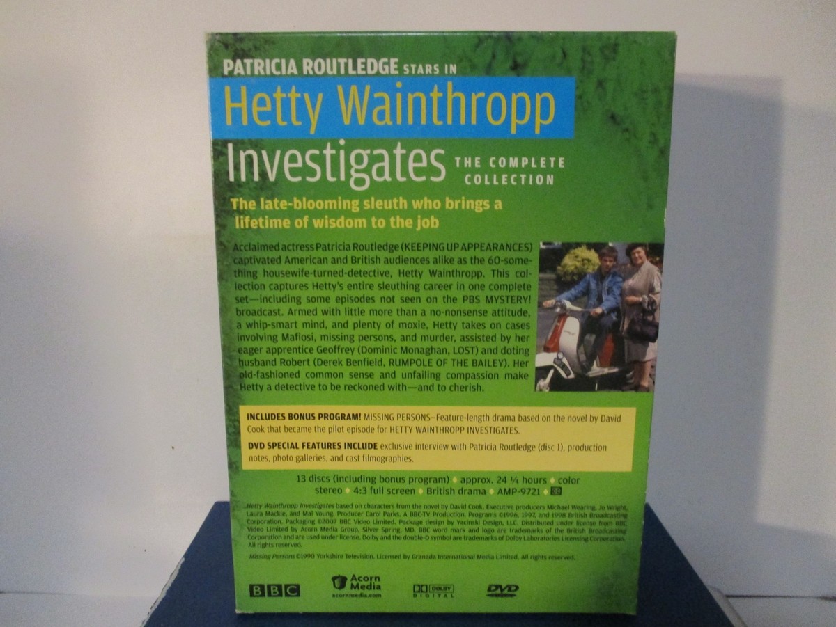 Hetty Wainthropp Investigates - The Complete Collection (DVD, 2007