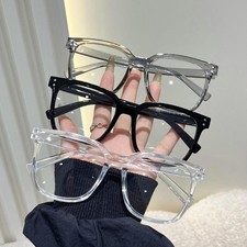 Retro-Inspired Square Eyeglass Frame for Women with Anti Blue Light PC Lens