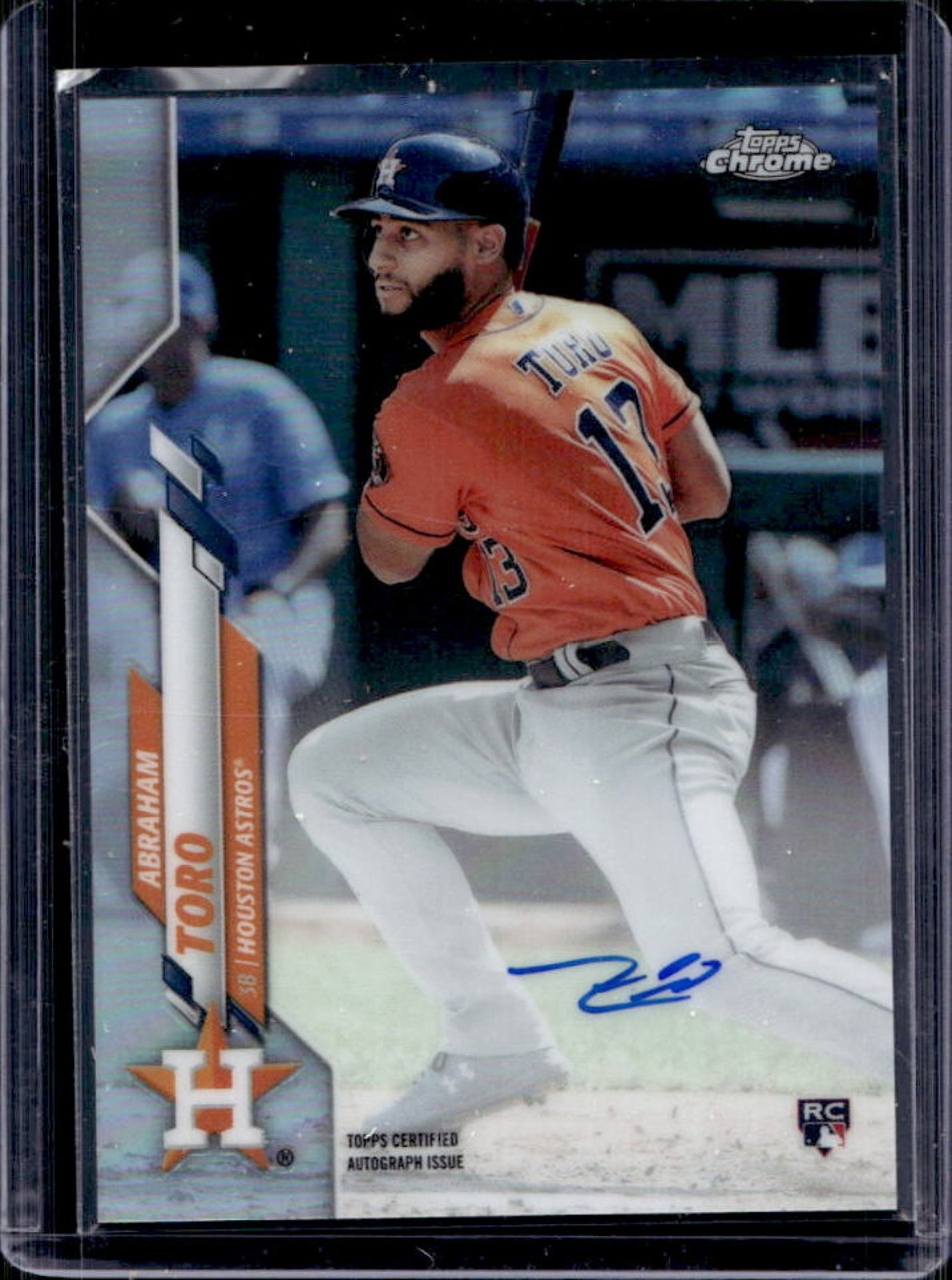 2020 Topps Chrome Abraham Toro Auto RC Refractor #/499 Astros Rookie