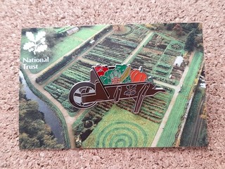 National Trust FLORENCE COURT Wheelbarrow IRELAND Charity Pin Badge