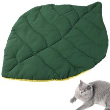 Pet Cooling Mat 23.6x18 Inch Leaf Shaped Breathable Pad For Cat Small Dog Sofa