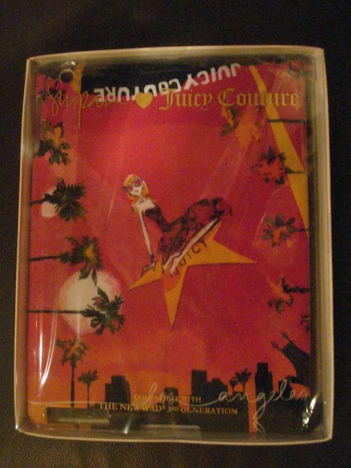 COOL JUICY COUTURE IPAD CASE IN A HARD CASE HIGHLIGHTING LOS ANGELES - YTRUT140  - Image 2 of 4