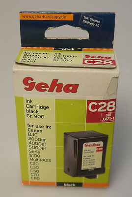 (PRL) GEHA CARTRIDGE COMPATIBLE BLACK FOR CANON BJC 2000 4000er INK CARTRIDGE 