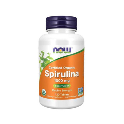 Now Foods Spirulina Organic 1000mg 120 Tab