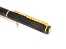 Rare Kugelschreiber Stift PARKER Rialto Farben Brown & Schwarz Staub Gold- PA24