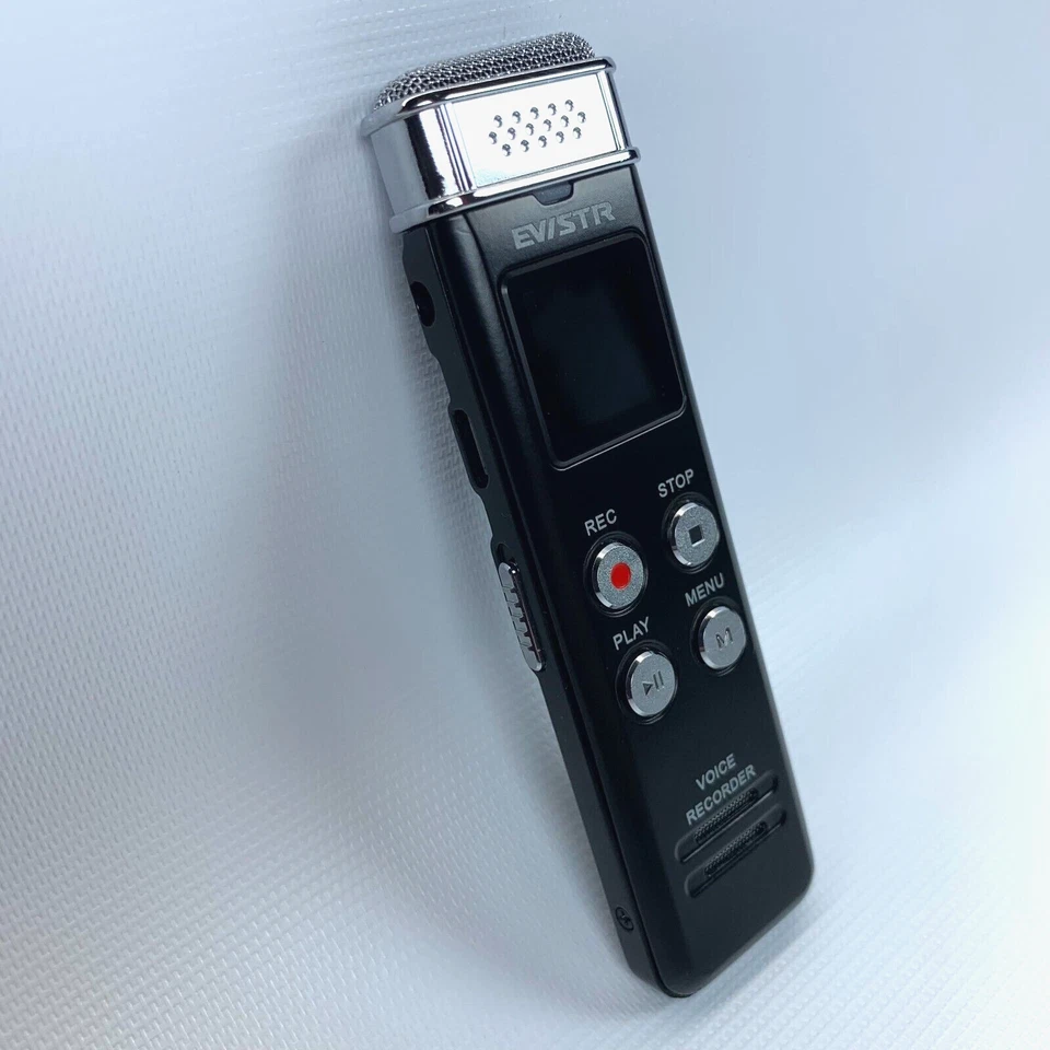 Grabadora de Voz Digital Evistr Modelo L157 16 GB Capacidad Entrada 5V 500mA Probada Foto 3 de 4