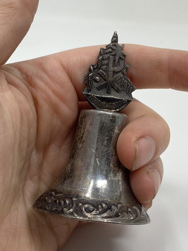 Vintage Lot Holland HH 90 Merry Christmas 1971 Souvenir Spoon Bell Napkin Ring - Picture 5 of 12