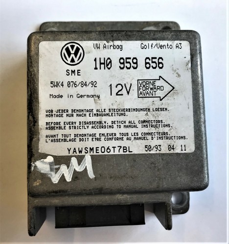 VW Golf 3 Vento Airbagsteuergerät Steuergerät Airbag 1H0959656 *ungeprüft*