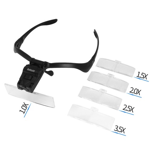 Headband Headset Jeweler Magnifier Magnifying Glass Loupe Glasses With