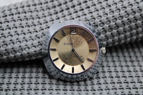 Enicar Sherpa Star Date Automatik 38mm Vintage Armbanduhr Original LÄUFT - Bild 8 von 8