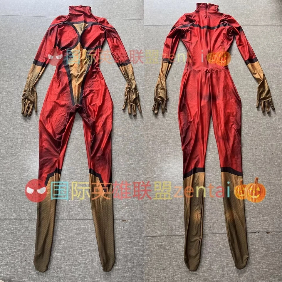 Mono Mujer Araña Disfraz Juegos con disfraces Niña Araña Body Halloween Adulto Niños - Imagen 4 de 4