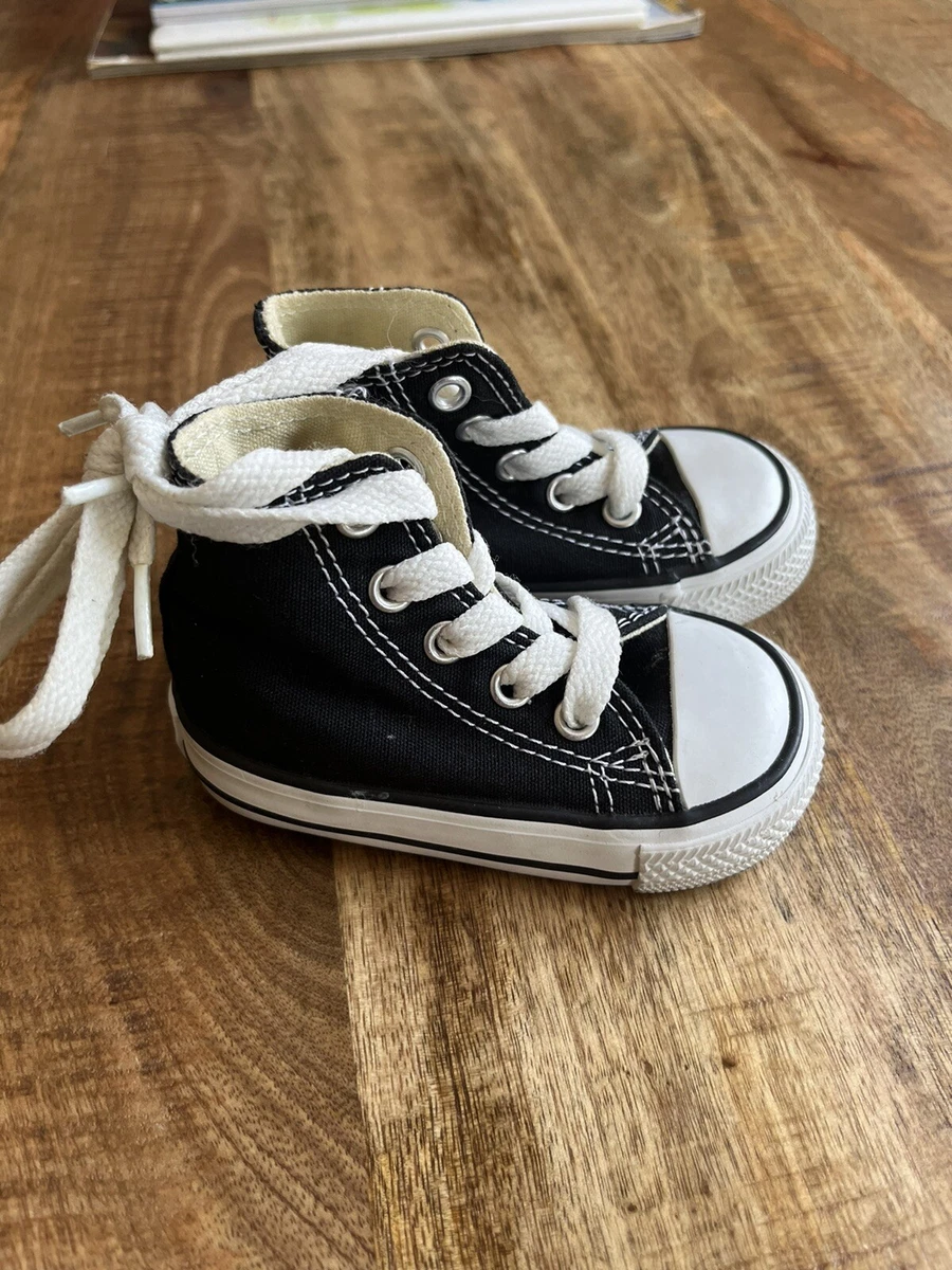 Converse Chuck Taylor All Star Classic Black Baby Toddler Size 3