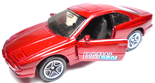 1992 MATCHBOX BMW 850I RED 1:64 DIECAST 3" CAR WITH OPENING DOORS ...