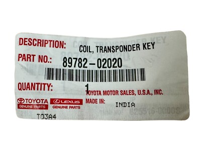 18-21 TUNDRA 14-19 COROLLA TRANSCEIVER IMMOBILIZER MODULE NEW OEM
