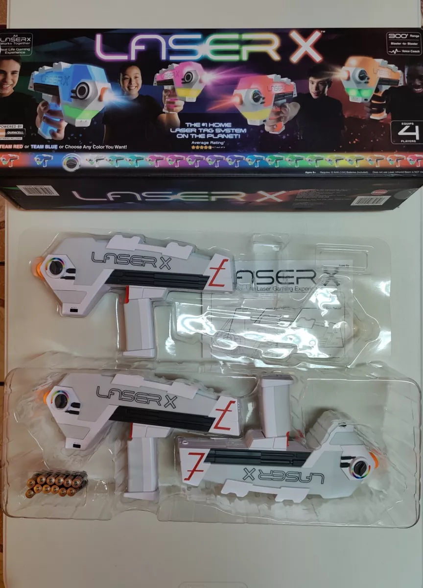 NSI Laser X Revolution 4 Player Laser Tag Set 300 Range for sale