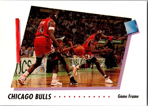 1991-92 SkyBox Michael Jordan #408 Chicago Bulls Game Frame - Free Shipping - Picture 1 of 2