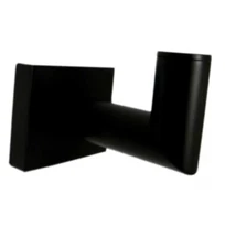 ICO Bath V62215 Volkano Crater Single Robe Hook in Matte Black