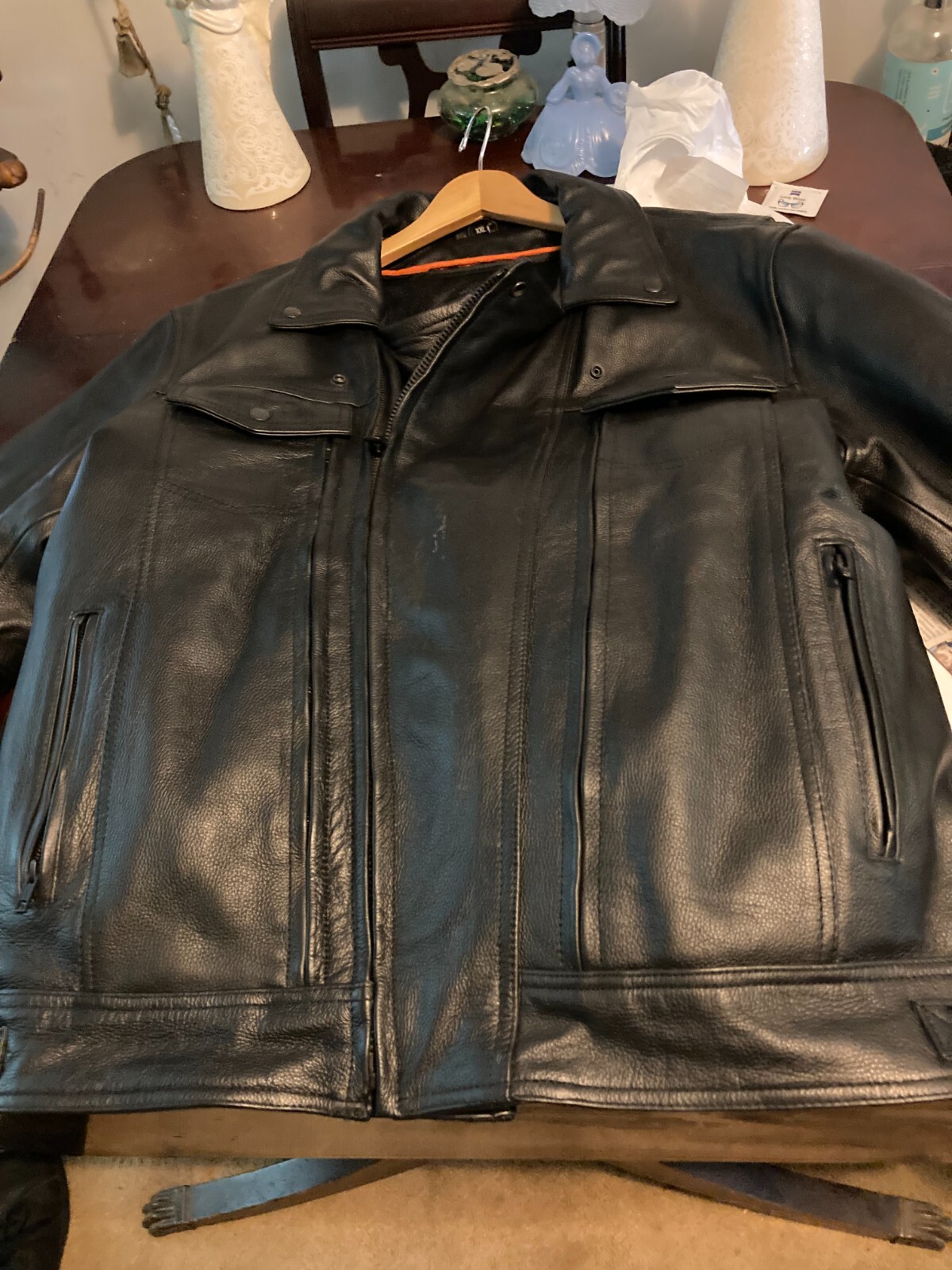 Milwaukee Leather Black Jacket XXL with 