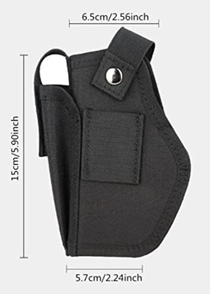 Gun holster With Extra-Magazine Pouch For Belgium Baby Browning 25 ACP - Image 3 of 4