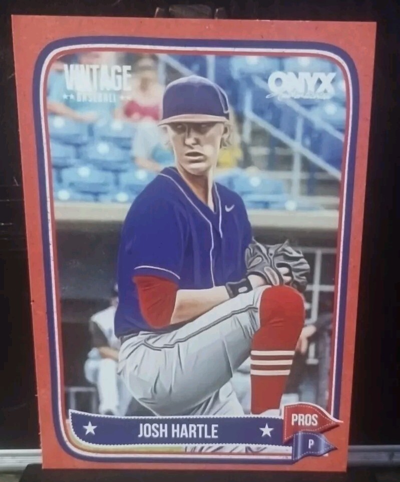 2024 Onyx Vintage Josh Hartley Top Prospect #15/25