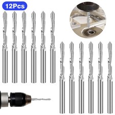 12Pcs 3/16" Drywall Cut Out Bit GuidePoint Cutout Router Bit Rotary Tool Saw Bit