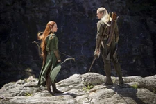 Hobbit  [Orlando Bloom/Evangeline Lilly] Unsigned 10x8 Photo 77941