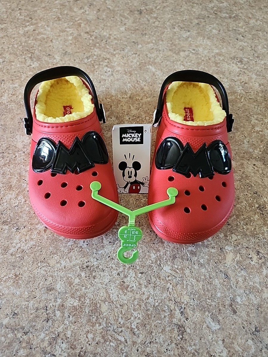 Crocs Disney Mickey Mouse Red And Yellow 208104-063 Kids Crocs