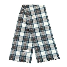 Kinloch Anderson Plaid Scarf 100% New Pure Wool  58" x 10"  Made in Scotland