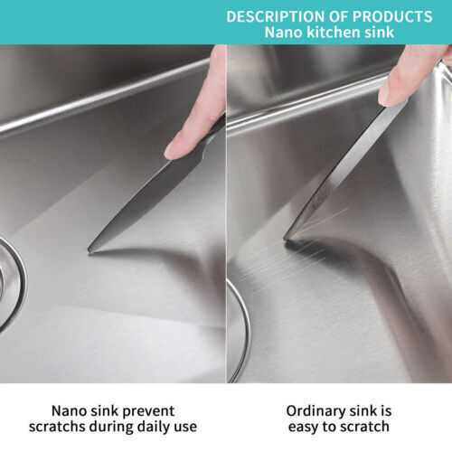 304 Stainless Steel Undermount Kitchen Sink, Available in Single / Double Bowl - Picture 6 of 30