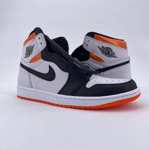 Air Jordan 1 Retro High OG "ELECTRO ORANGE" 2021 - Size 10.5 - 555088 180 (464..