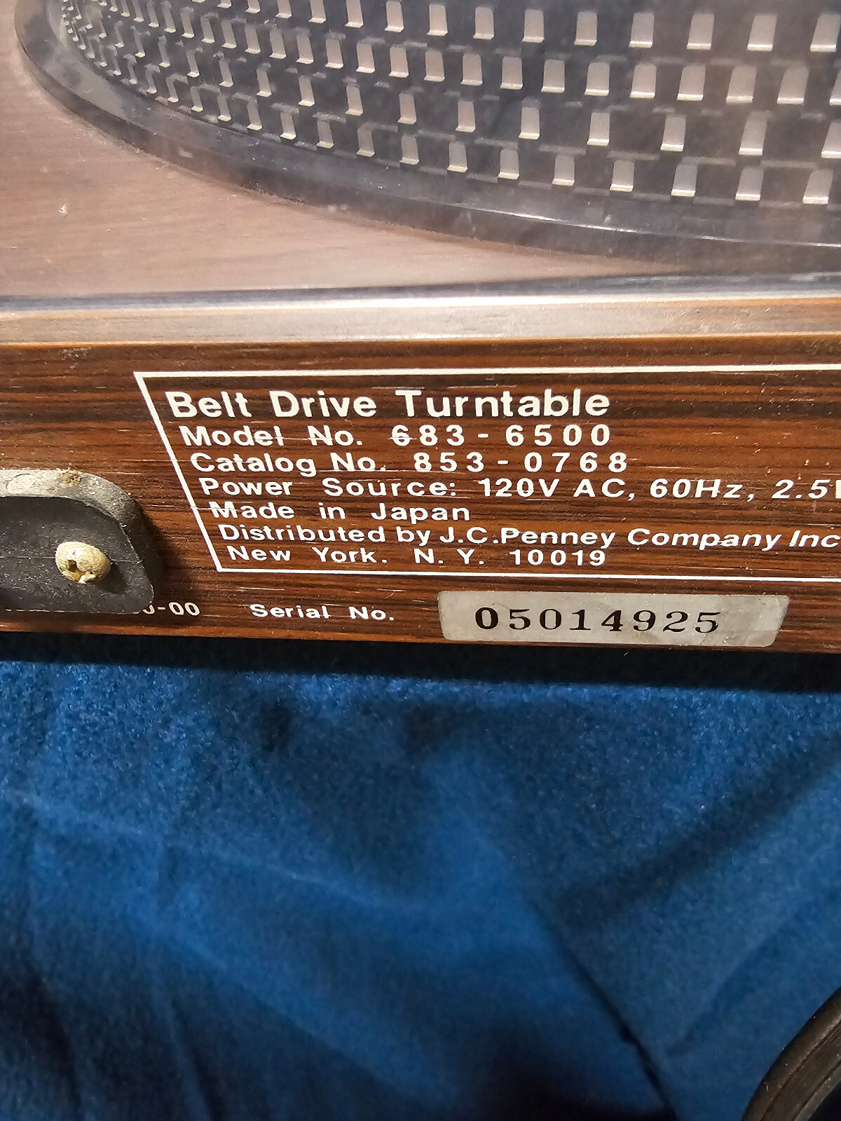 MCS 6500 Belt Drive Turntable W/ AUDIO TECHNICA Cartridge eBay