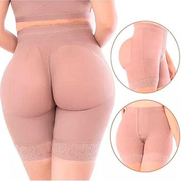 High Compression Shaping Panty with Mid-Thigh Length and Butt - Faja Colombiana