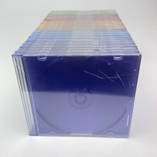 Verbatim Multi Color Slim Cases Pack of 50 Empty CD DVD Cases