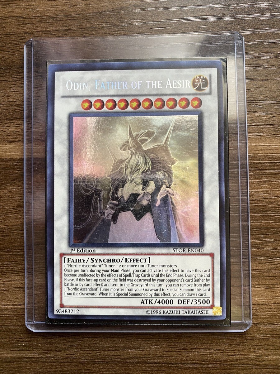 yugioh odin card Yu-Gi-Oh! - Odin's Eye (STOR-EN072) - Storm of Ragnarok - 1st Edition You will receive the 1st Edition version of this card. YuGiOh Odin, Father of the