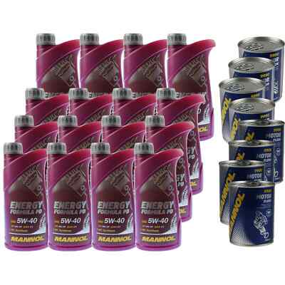 16L Motoröl MANNOL Energy Formula PD 5W-40 für Fiat 500 1.2 0.9 VW UP Golf V