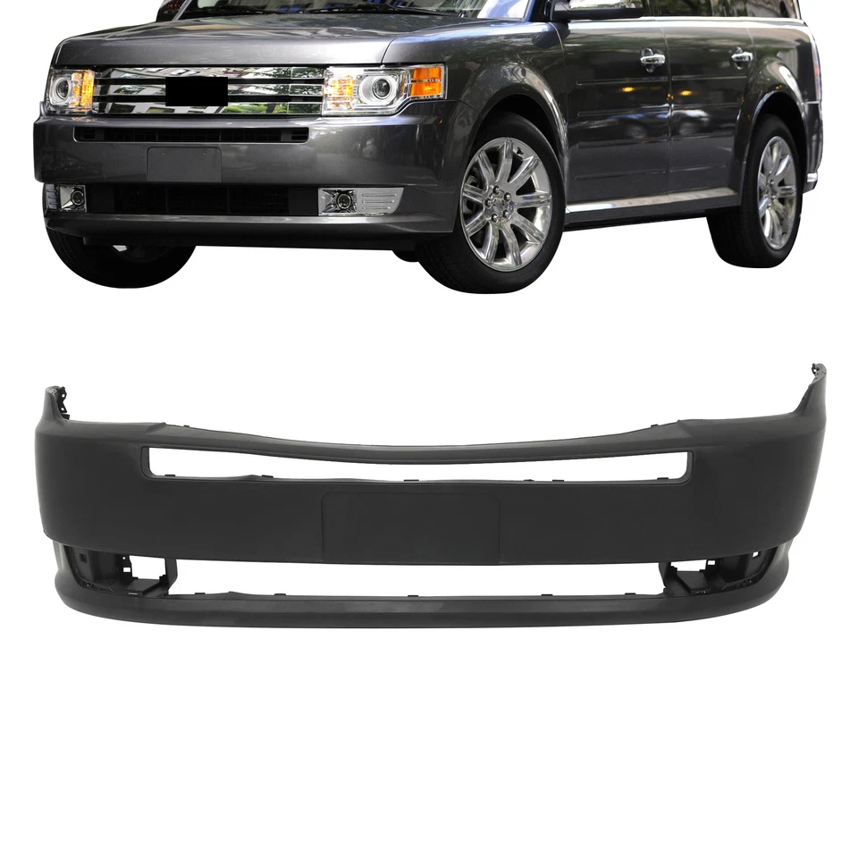 Plastic Primed Front Bumper Cover For 2009-2012 Ford Flex Limited SE SEL Foto 3 de 4
