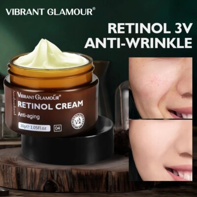 VIBRANT GLAMOUR Retinol Face Cream Anti-Aging Remove Wrinkle