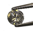 loose .95ct I3 J brilliant round diamond 6.34x3.76mm vintage estate antique — photo 5