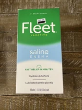 Saline Enema Laxative - 4.5 fl oz , Box of 4 Bottles