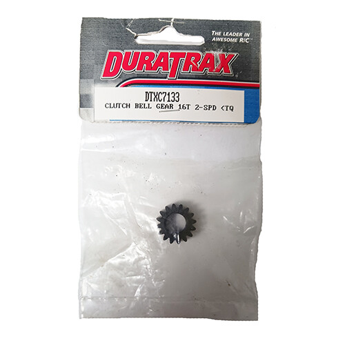 DuraTrax 2-Speed Clutch Bell Gear 16T for DuraTrax Thunder Quake DTXC7133 - Picture 2 of 2