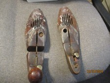 Vintage Florsheim Wooden Vented Shoe Forms Tree Stretcher 9  E Men Woman