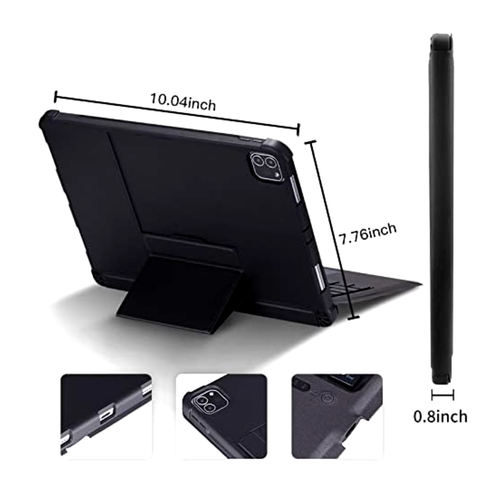 For iPad Pro 11 2nd Generation 2020 Backlit Touched Keyboard Stand Case Cover - 第 4/9 張圖片