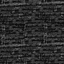 Stof - Black And White Notes - Music Note Sheet - Black, Fabric by the Yard