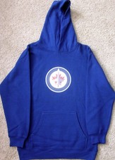WINNIPEG JETS NHL HEAVYWEIGHT FLEECE HOODED SWEATSHIRT YOUTH LARGE NEW