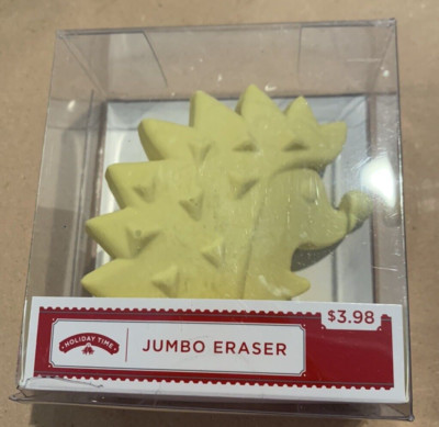 Holiday Time Hedgehog Jumbo Eraser - NEW