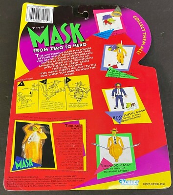1995 KENNER HASBRO THE MASK JIM CARREY SUPER-SPINNING TORNADO