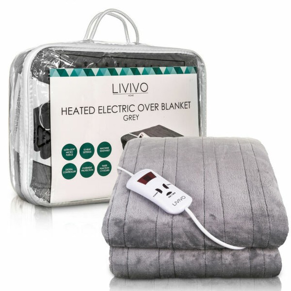 Livivo Heated Electric Over Blanket for sale online eBay