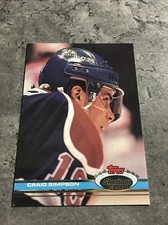 Craig Simpson  Oilers 1991-92 Topps Stadium Club #137
